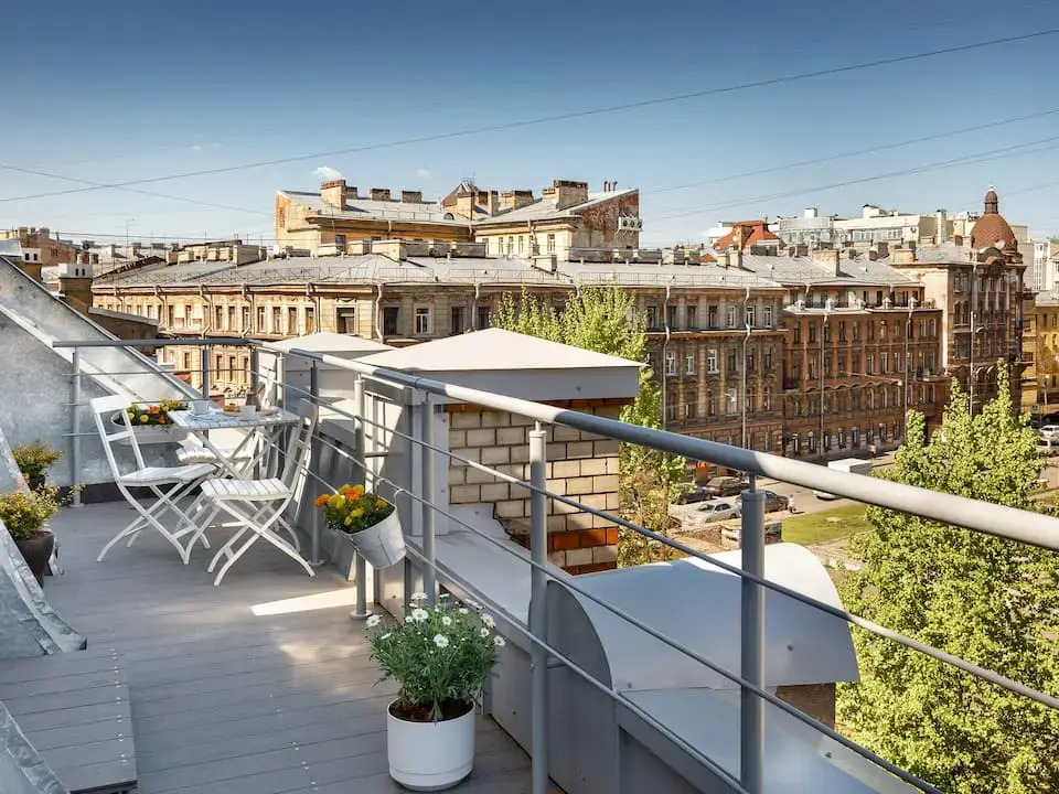 Фотография квартиры Апартаменты Мансарда с террасой в центре Санкт-Петербурга