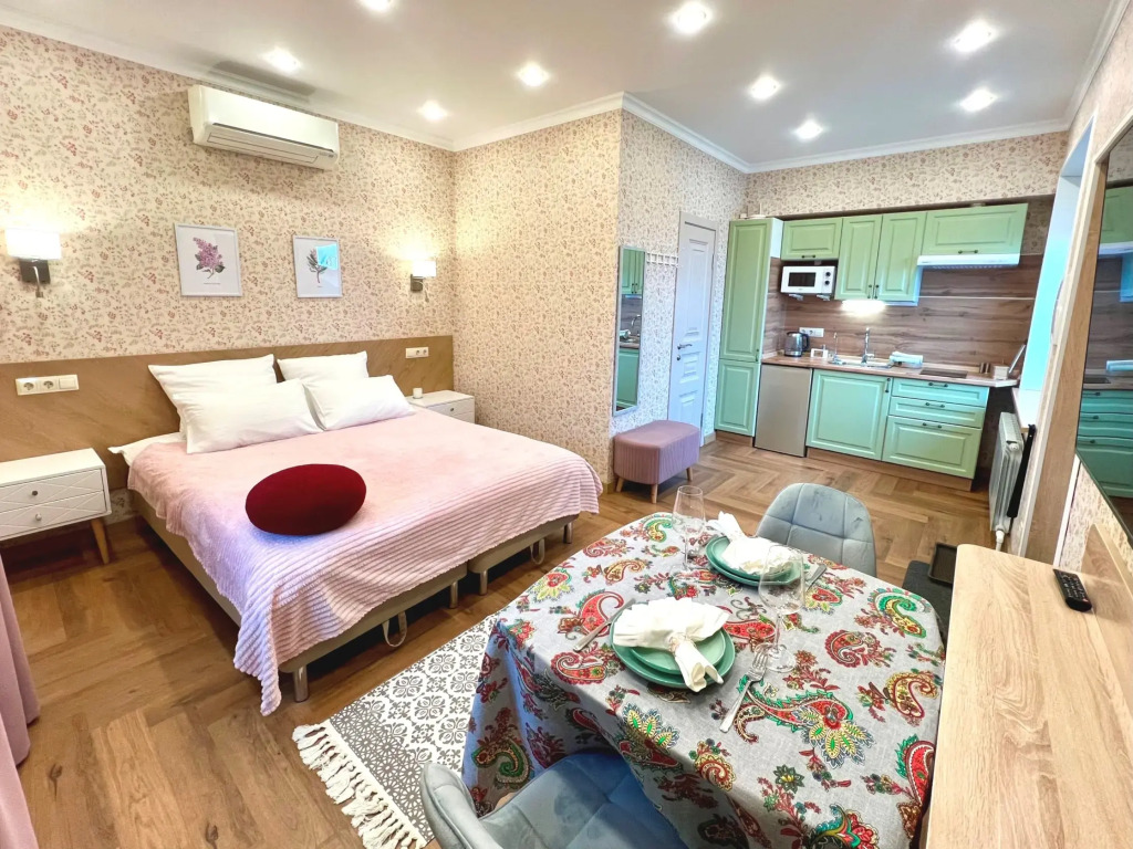 Фотография квартиры Апартаменты Мио с кухней и бесплатной парковкой