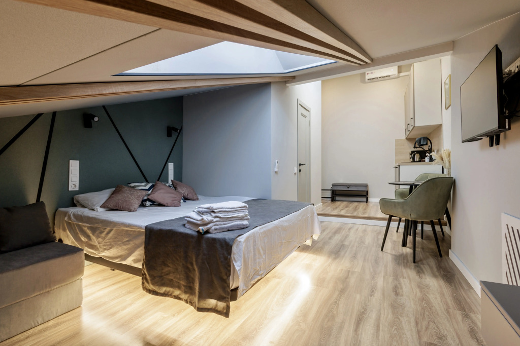 Фотография квартиры Апартаменты Уютная студия в центре на трех гостей