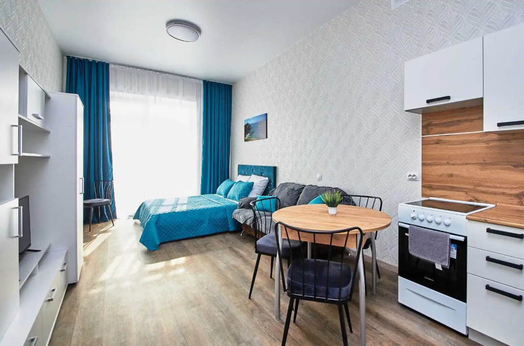 Фотография квартиры Квартира Уютная студия с хорошим оснащением