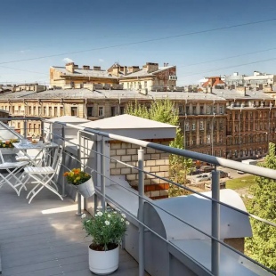 Фотография квартиры Апартаменты Мансарда с террасой в центре Санкт-Петербурга