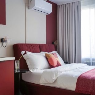 Фотография квартиры Апартаменты Pavlov Бордовая