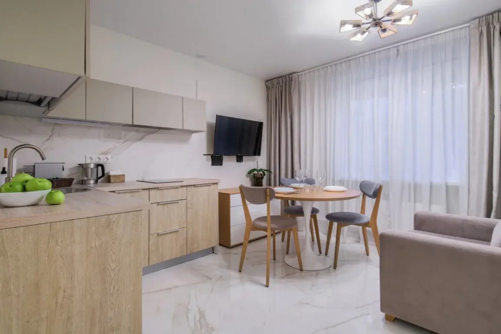 Фотография квартиры Апартаменты на Большеохтинском 15к2