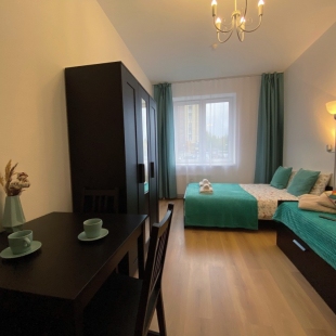 Фотография квартиры Студия Бирюзовая в поселке Песочном