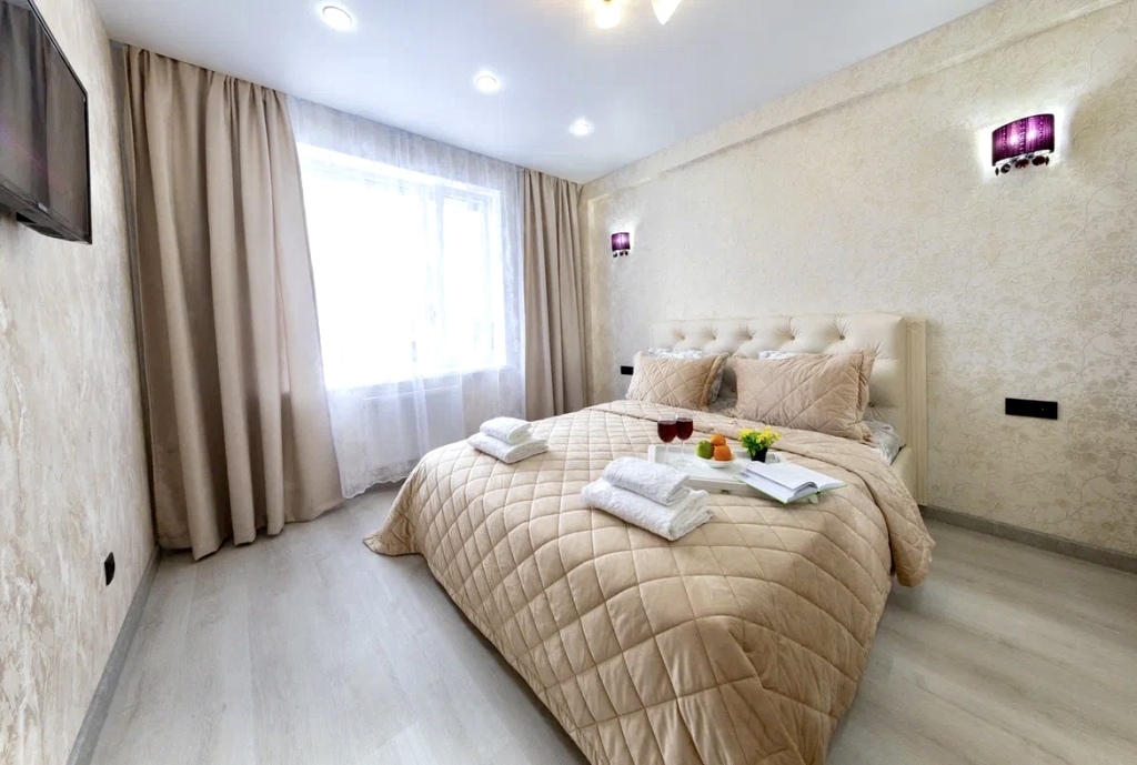 Фотография квартиры Апартаменты FSF Дизайнерская Двушка в Центре с Дистанционным Заездом