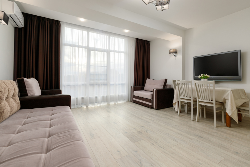 Фотография квартиры Апартаменты GeoApart Цветочная 30 4