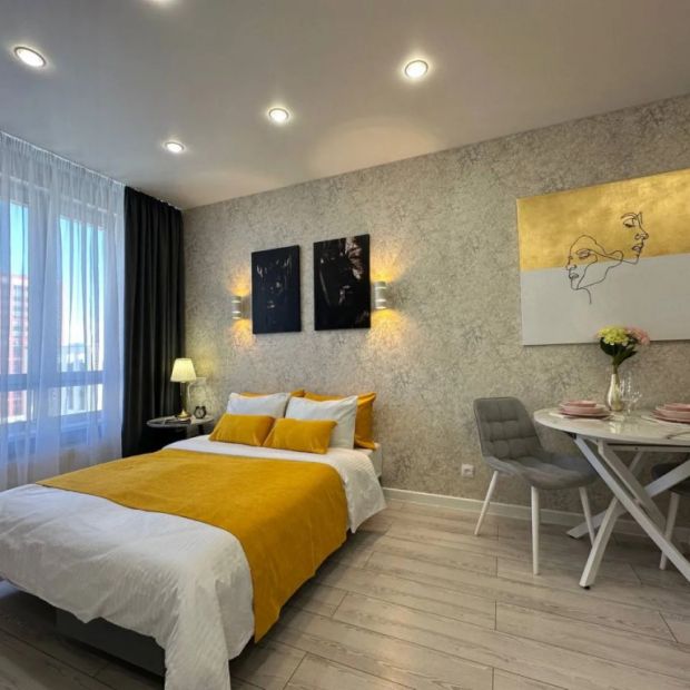 Фотографии квартиры 
            Апартаменты Сутки Уфа на Энтузиастов 7.961