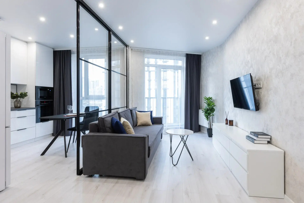 Фотография квартиры Апартаменты Black & White в Элитном Закрытом ЖК Комфорт Парк