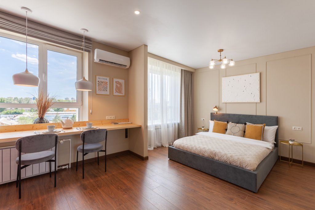 Фотография квартиры Апартаменты RentPlaza с Дизайн Ремонтом