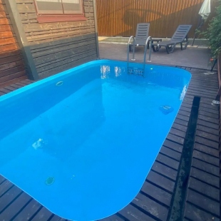 Фотография Коттеджа Частный дом Домик у моря с бассейном