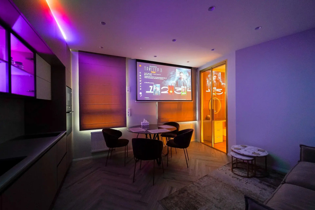 Фотография квартиры Квартира стильная двухкомнатная VIP на берегу реки