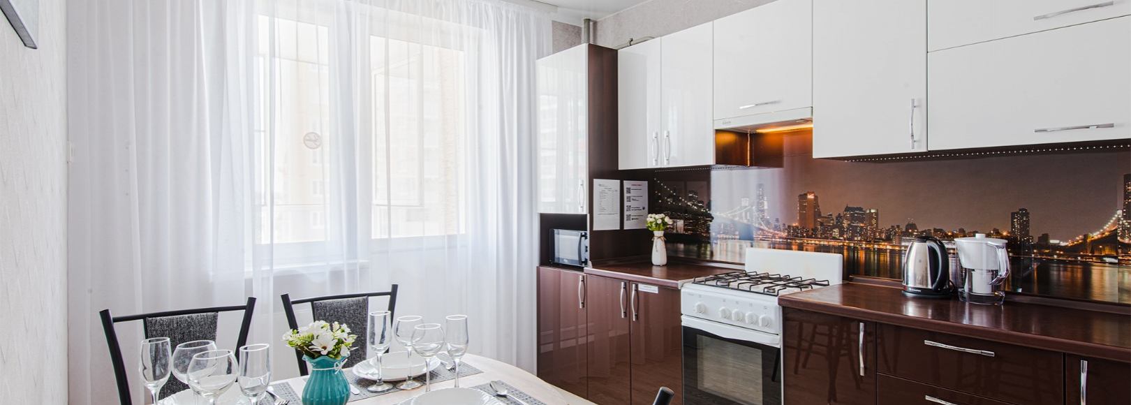 Фотография квартиры Просторная 1-к квартира недалеко от залива от RentAp