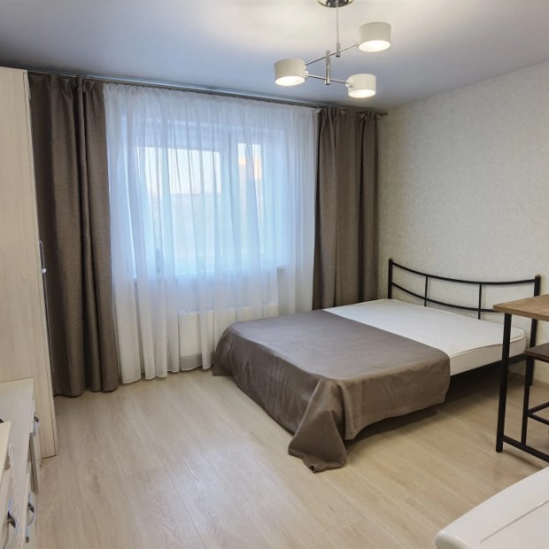 Фотографии квартиры 
            Квартира Студия на Хрустальной с Двухспальной Кроватью