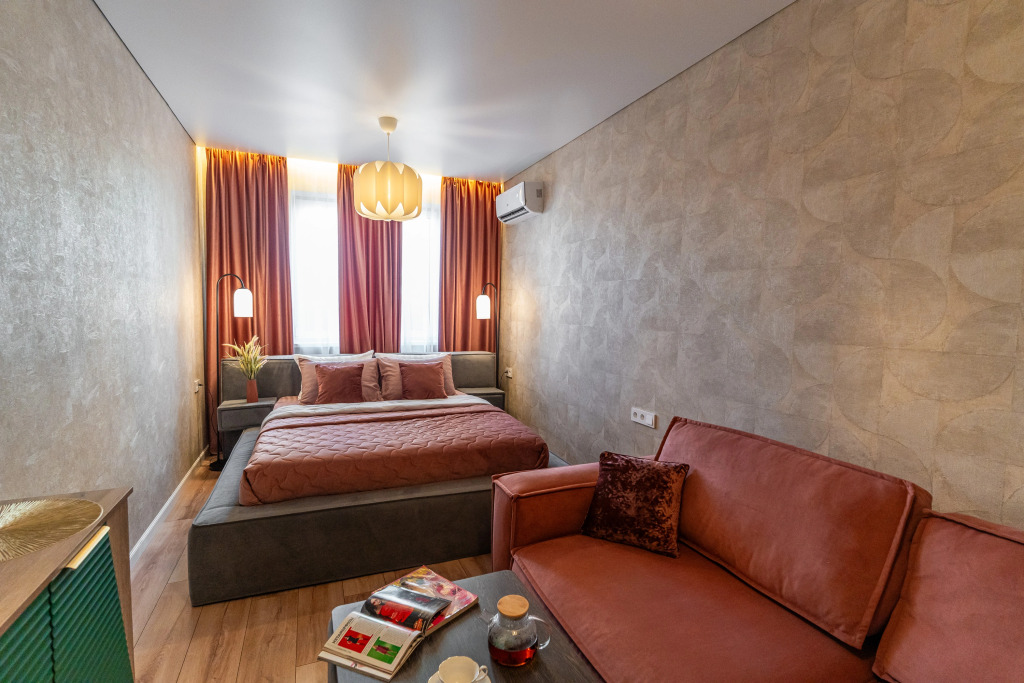 Фотография квартиры Апартаменты с просторной открытой терассой в Южном районе Новороссийска от LetoApart