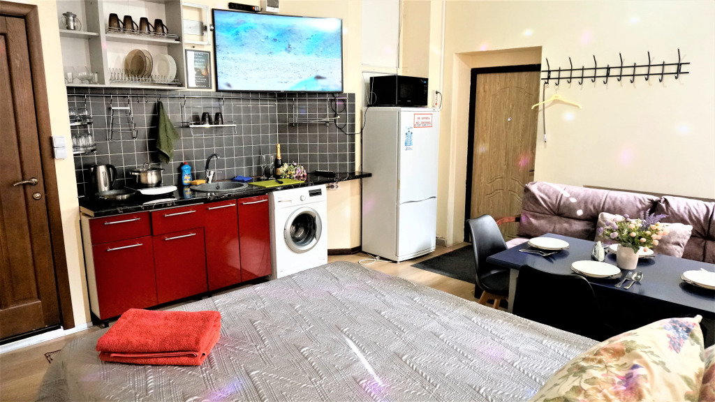 Фотография квартиры Квартира Однокомнатная  Студия с Круглой Ванной