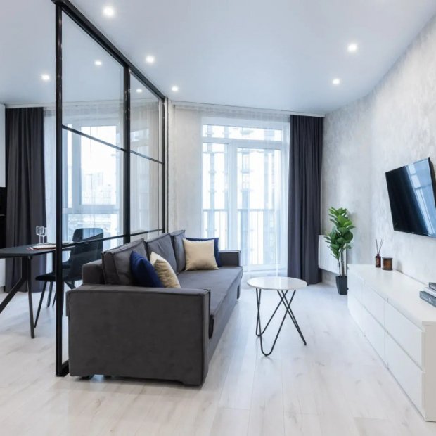 Фотографии квартиры 
            Апартаменты Black & White в Элитном Закрытом ЖК Комфорт Парк