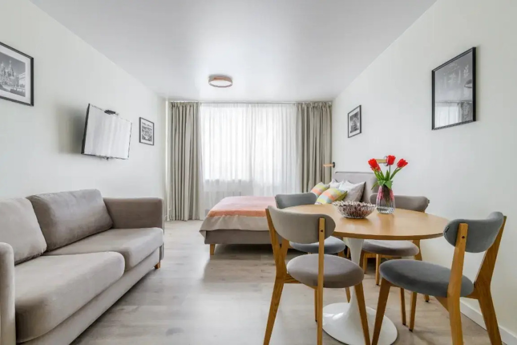 Фотография квартиры Апартаменты на Большеохтинском 15к2 1