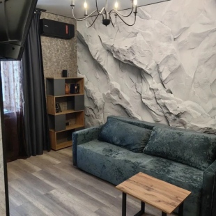 Фотография квартиры Квартира Красивая Стильная и Очень Теплая Студия в Центре Микрорайона Выя