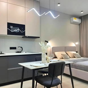 Фотография квартиры Квартира Апартаменты от ProКвартиры возле Ак Барс Арена, ДВВС и аквапарка по улице Сибгата Хакима 51 2 студия