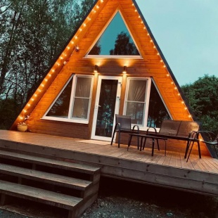 Фотография Коттеджа Шале с баней на берегу озера