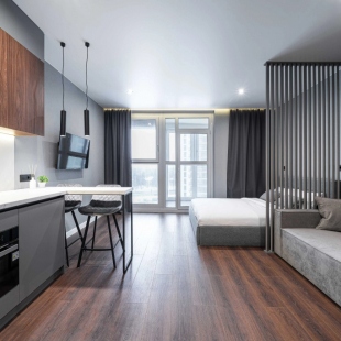 Фотография квартиры Квартира студия на сутки Минск Мир Быстрое заселение Современная техника Парковка Wi-Fi