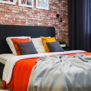 Фотография квартиры Апартаменты «Home Vita» стильные, просторные, красивый вид из окна