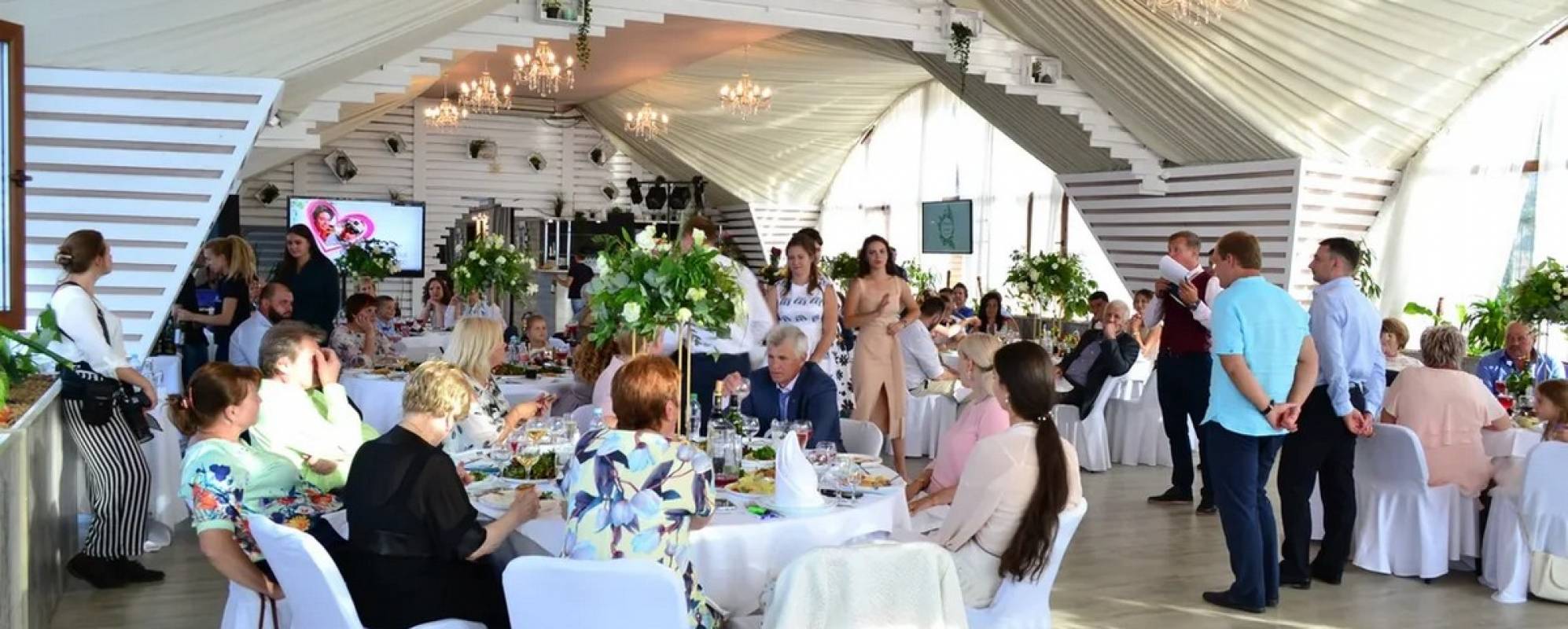 Фотографии банкетного зала Зал ресторана Причал