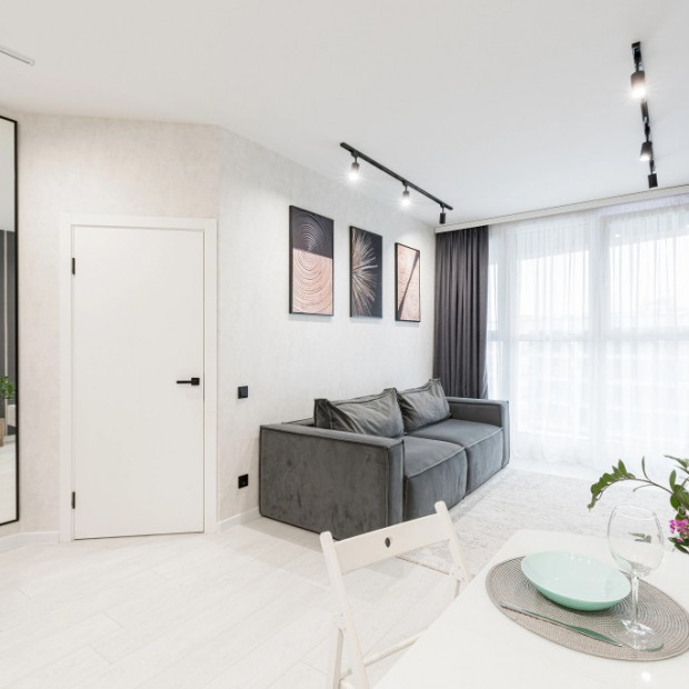 Фотографии квартиры 
            Апартаменты Дизайнерские на 24 Этаже с Панорамными Окнами