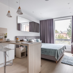 Фотография квартиры Апартаменты VivatApartSpb Уютная студия МЯТА YEs рядом с Невским проспектом