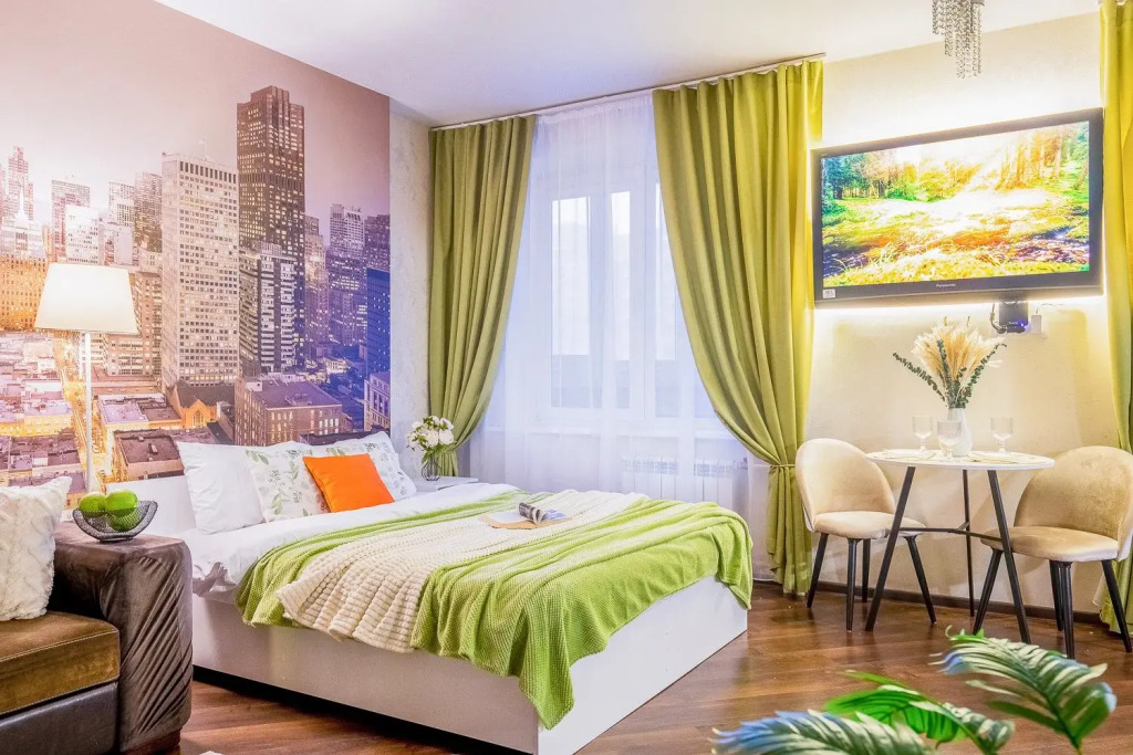 Фотография квартиры Квартира Уютная студия недалеко от Зоопарка с лоджией