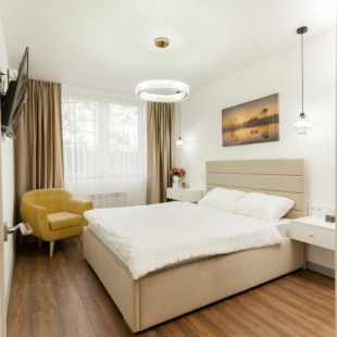 Фотография квартиры Апартаменты однокомнатные с кроватью и ванной, 3 этаж