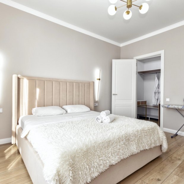 Фотографии квартиры 
            Квартира Стильная евродвушка рядом с Expo и Mega SilkWay