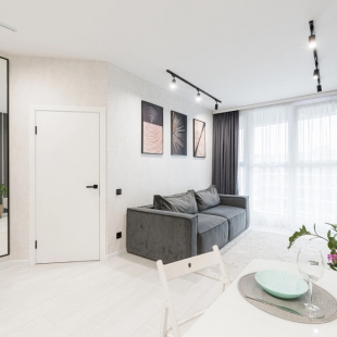 Фотография квартиры Апартаменты Дизайнерские на 24 Этаже с Панорамными Окнами