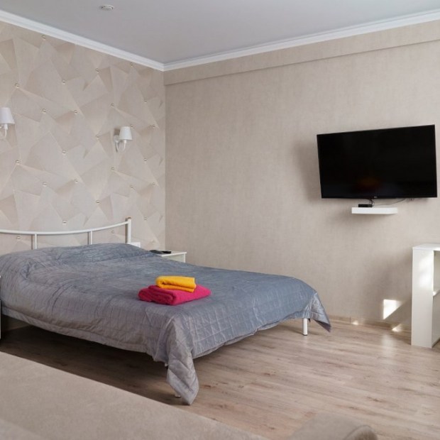 Фотографии квартиры
Апартаменты студия люкс на Пухова 56