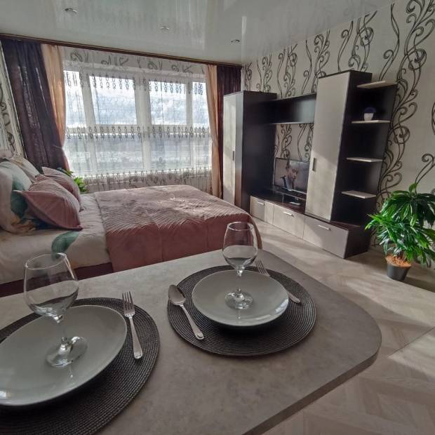 Фотографии квартиры 
            Апартаменты комфортные сети «Все в гости» в микрорайоне Видный на 14 этаже