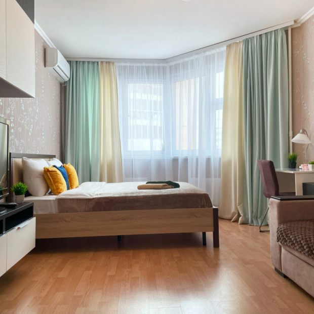 Фотографии квартиры 
            Апартаменты Relax Apart на Совхозная 18