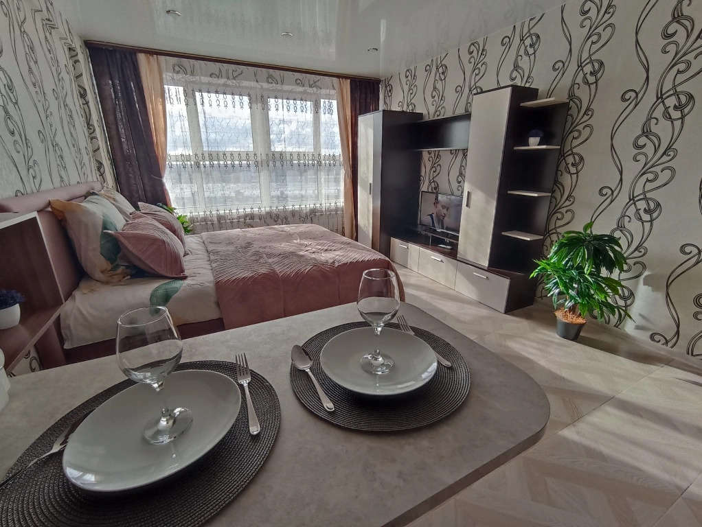 Фотография квартиры Апартаменты комфортные сети «Все в гости» в микрорайоне Видный на 14 этаже