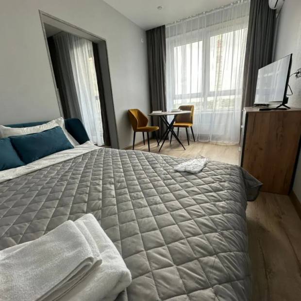 Фотографии квартиры 
            Апартаменты Уютная Студия с Балконом