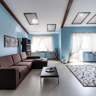 Фотография квартиры Дизайнерская Мансарда на улице Сурганова