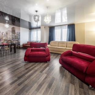 Фотография квартиры Апартаменты Улучшенные с Балконом и Видом на Город ИннХоум на Курчатова 5в