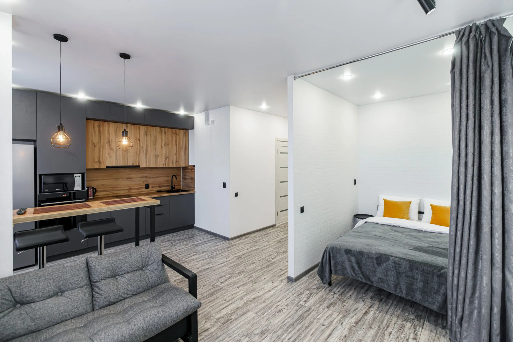 Фотография квартиры Апартаменты на 22 этаже с видом на реку