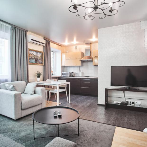 Фотографии квартиры 
            Апартаменты Minsklux Городской Вал 9