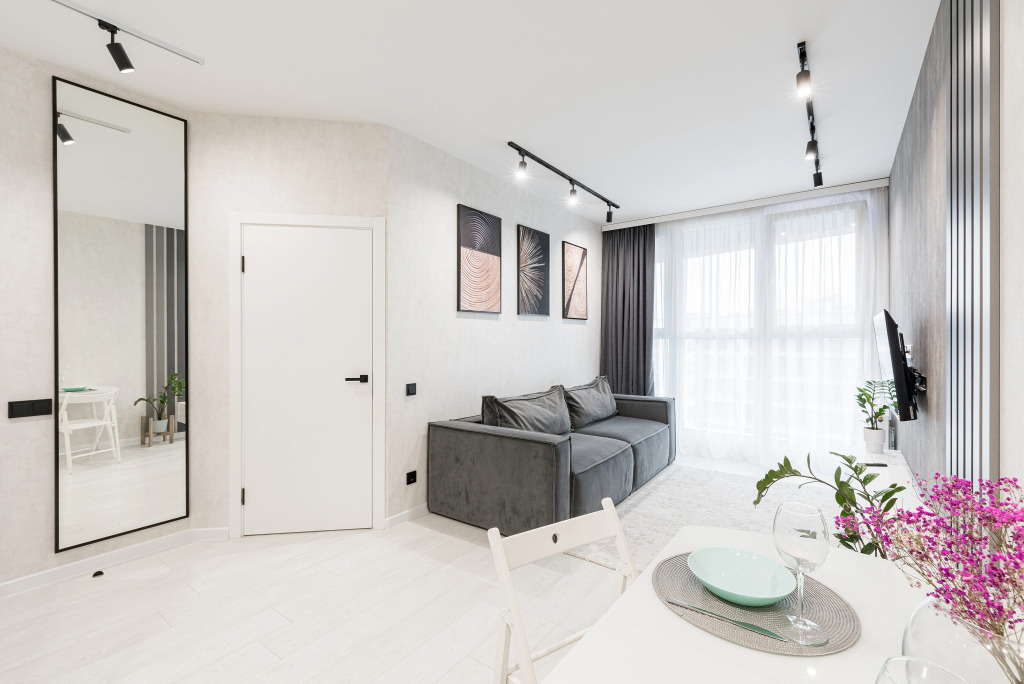 Фотография квартиры Апартаменты Дизайнерские на 24 Этаже с Панорамными Окнами