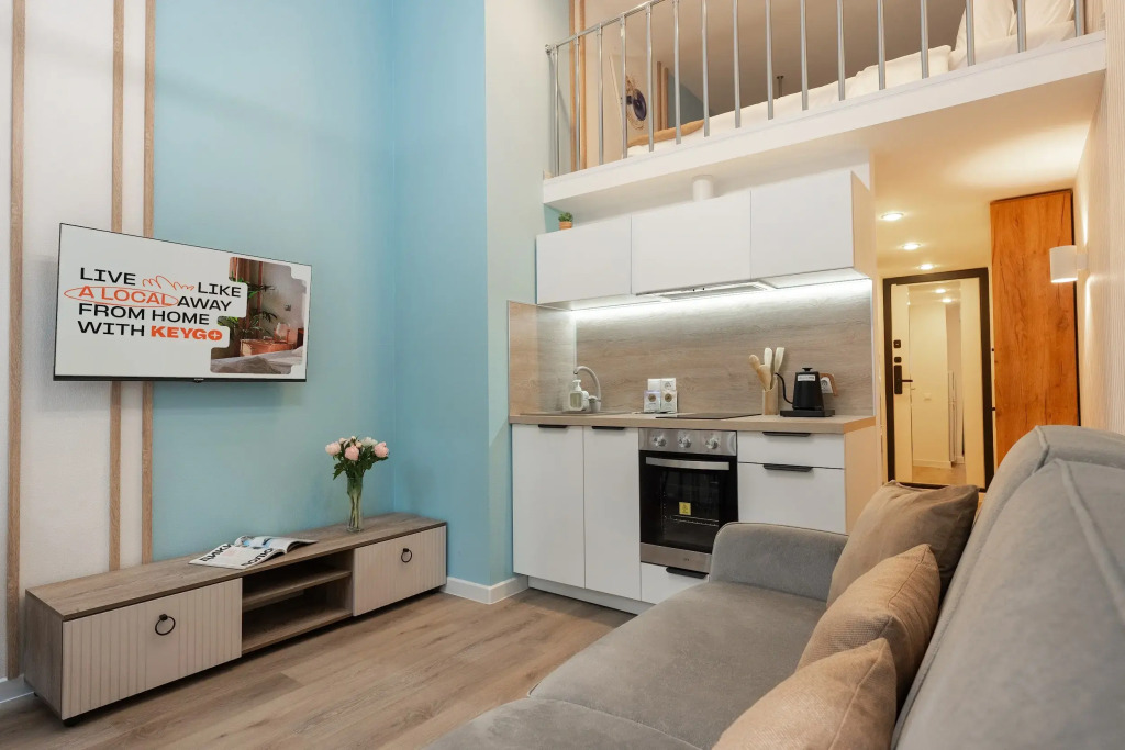 Фотография квартиры Апартаменты KeyGo 1012 Студия Рядом с Парком Сокольники