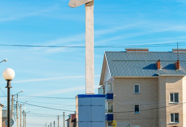Фотография памятника Памятник Строительный мастерок