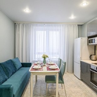 Фотография квартиры Апартаменты двухкомнатные Stepanenkov на Покатной 55а на 12 этаже