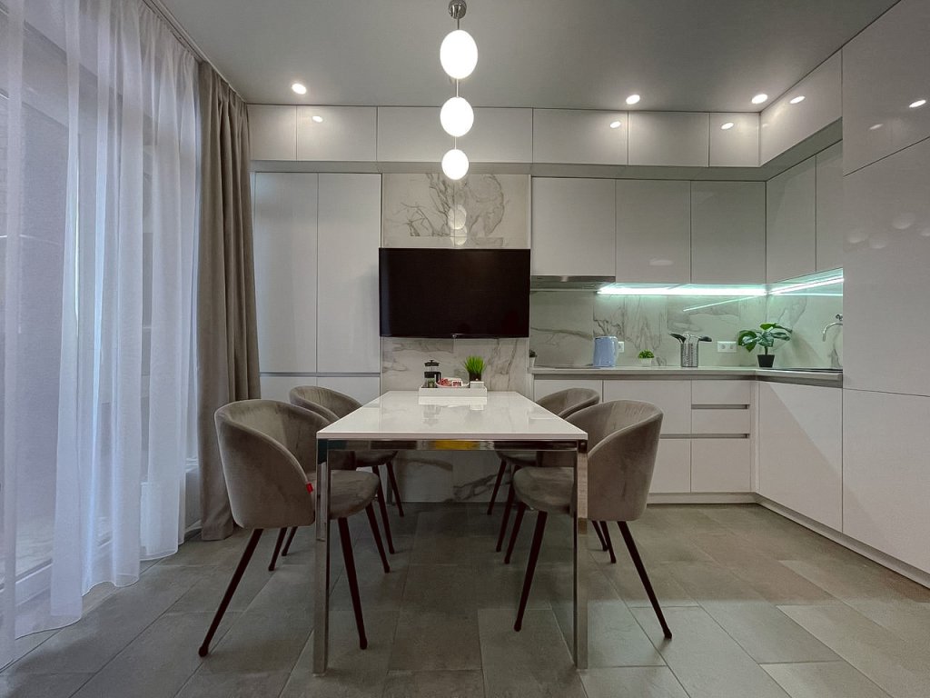 Фотография квартиры Апартаменты 74 KvartHotel Premium Набережная Приволжского Затона 20В