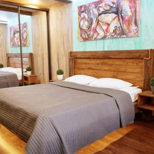 Фотография квартиры Апартаменты Двухкомнатный лофт на Профсоюзной