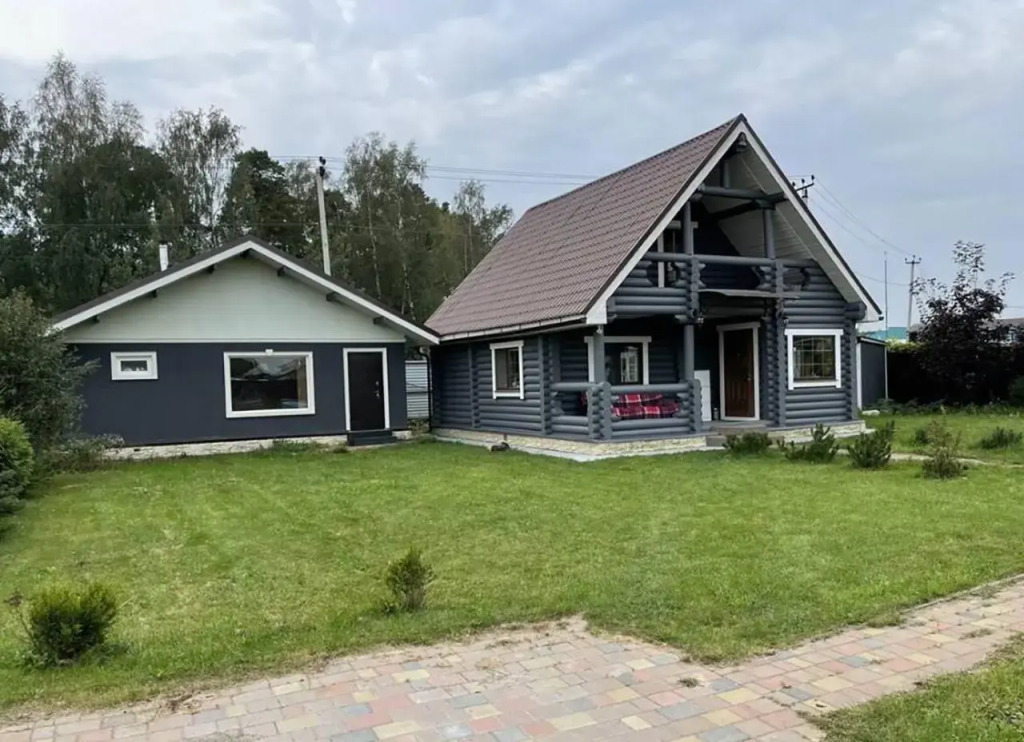 Фотография Коттеджа Частный дом Деревянный дом с русской баней