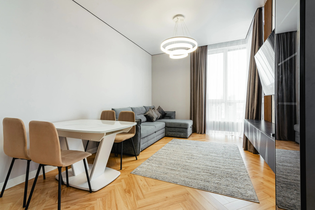 Фотография квартиры Апартаменты Просторные в стиле сканди минимализм